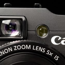 Canon G16 Camera viewfinder front