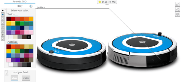 ColorWare roomba customization