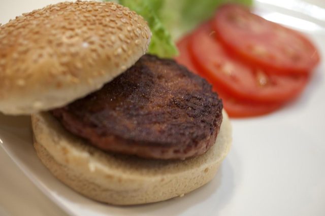 Cultured Beef lab grown burger