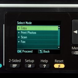 EPSON WF 7520 Printer front screen