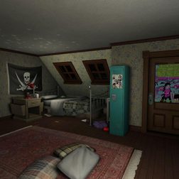 Gone Home game screenshot bedroom