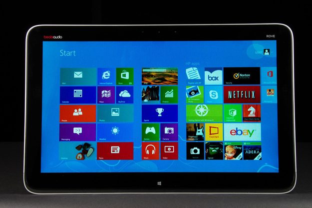 HP ENVY Rove 20 Mobile All_in_One PC front start screen