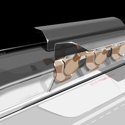 musk details hyperloop high speed transport plans says someone else should build it passenger capsule version with doors open