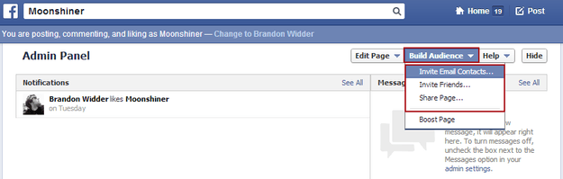 Facebook Invite Contacts