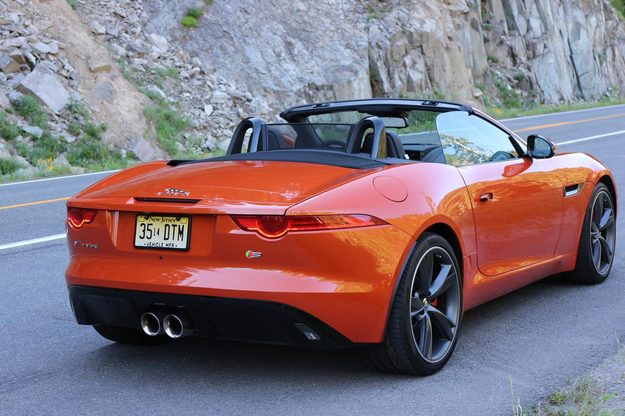 Jaguar-F-Type-rear-three-quarters