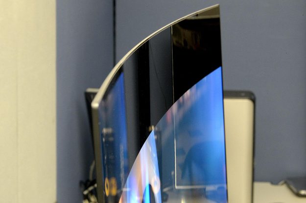 LG 55EA9800 curved OLED cure angle