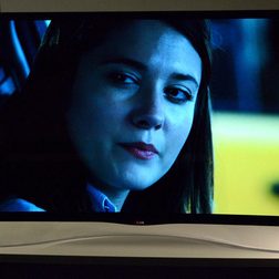 LG 55EA9800 curved OLED front 2