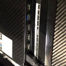 LG 55EA9800 curved OLED side ports