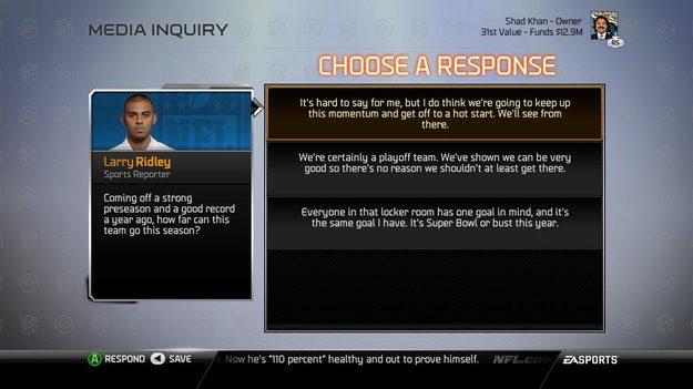 Madden NFL 25 Playbooks 3 and 4 Connected Franchise media inquiry