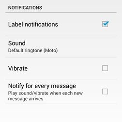 Motorola Moto X screenshot notifications