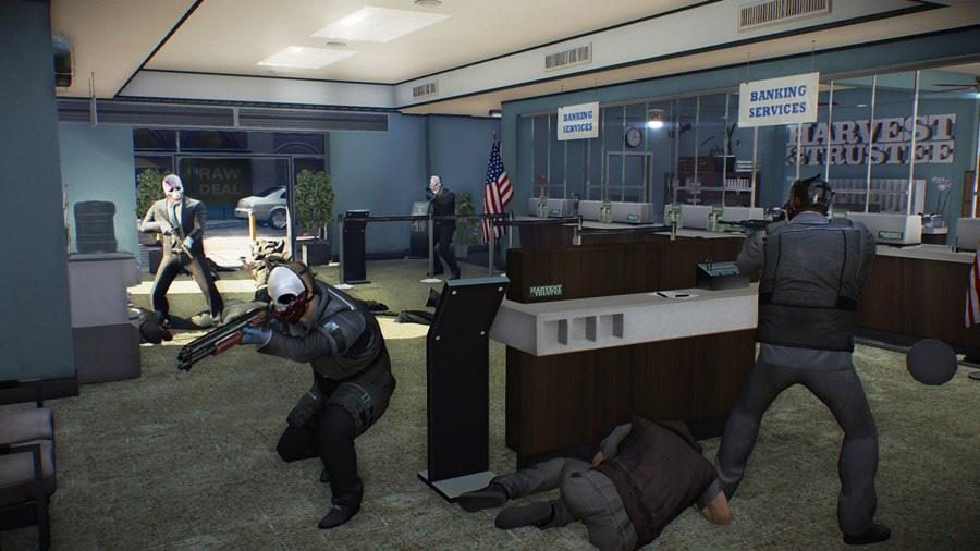 payday 2 review screenshot bank