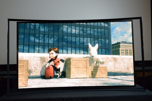 Samsung KN55S9C OLED TV front