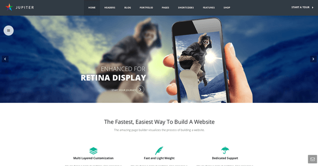 Jupiter WordPress Theme