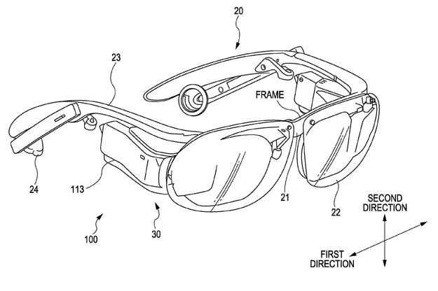 Sony Smart Glasses patent image