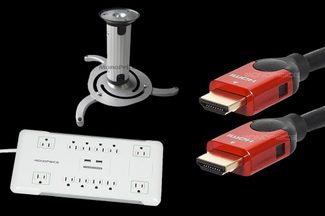Surge Protectors HDMI Cables Projector Mount