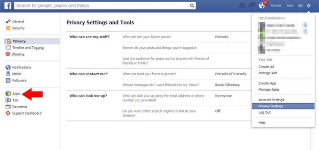 app use lockdown - privacy settings