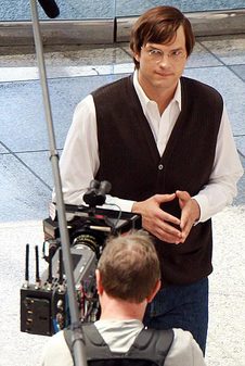 ashton kutcher filming
