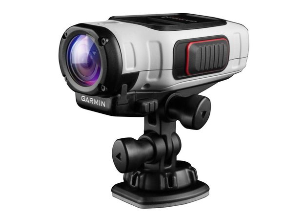 Garmin VIRB Elite on a mount.