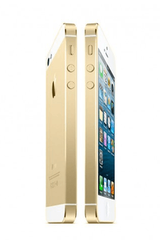 Gold iPhone 5S mockup