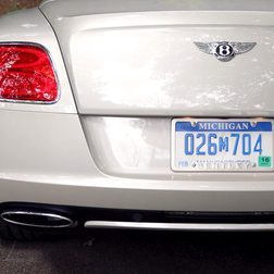 2014 Bentley Continental GTC tail light macro