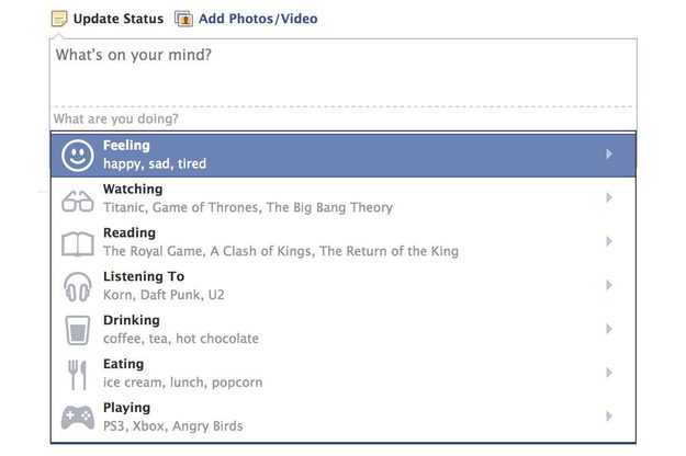 Facebook emotions