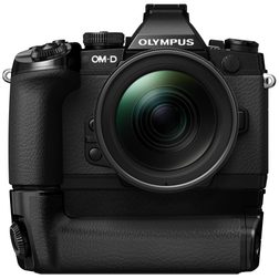 olympus announces the om d e m1 front m1240 blk hld7