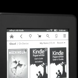 Kindle Paper White top angle