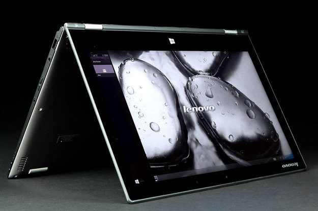 LeNovo Yoga2 front angle folded