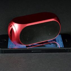 Matrix Audio QUBE 2 Universal Bluetooth front angle iphone