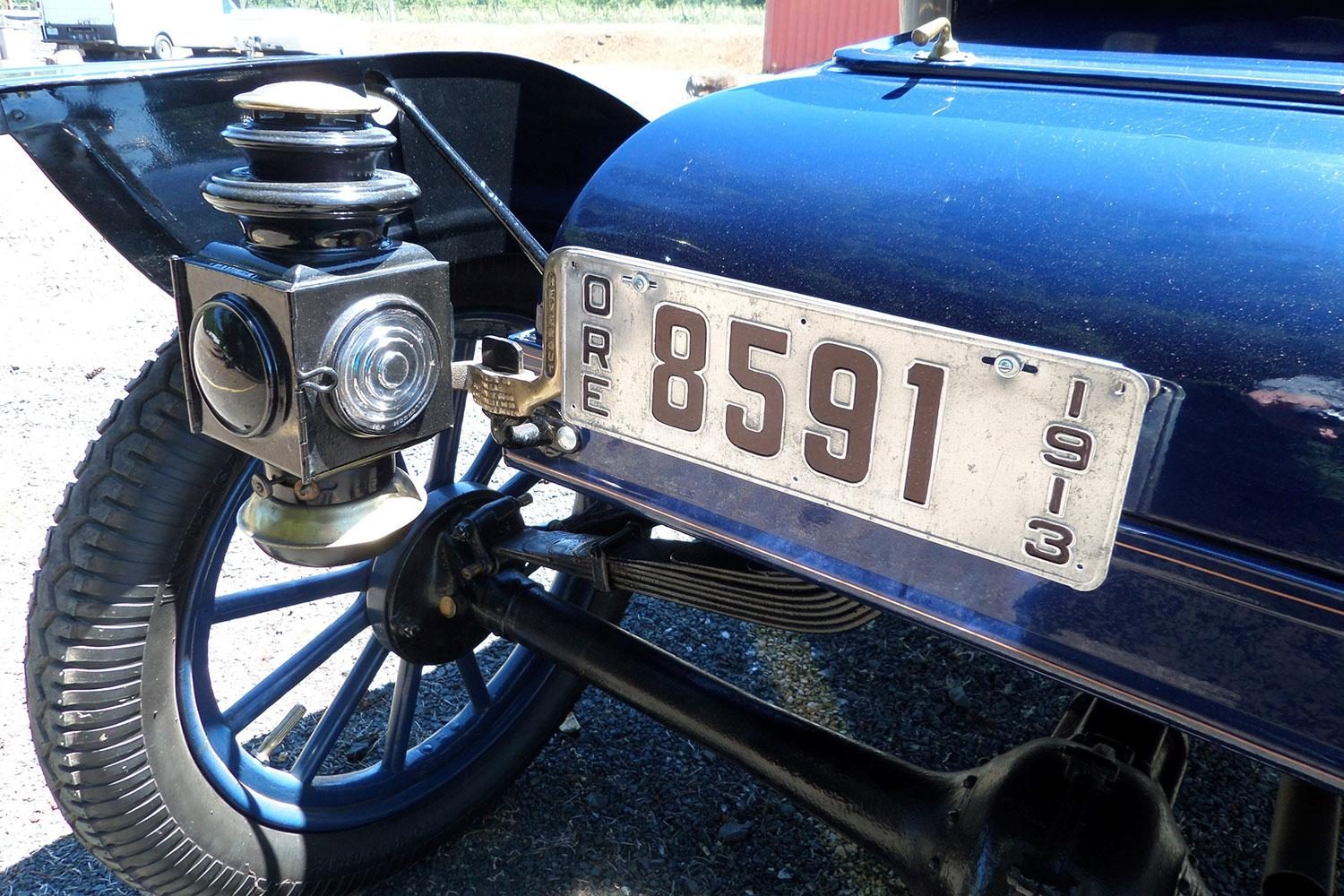Model T license place