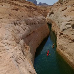 National Geographic photographer Stephen Alvarez Face Canyon Lake Powell