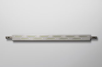 A PrecisionCore line head with several print chips.