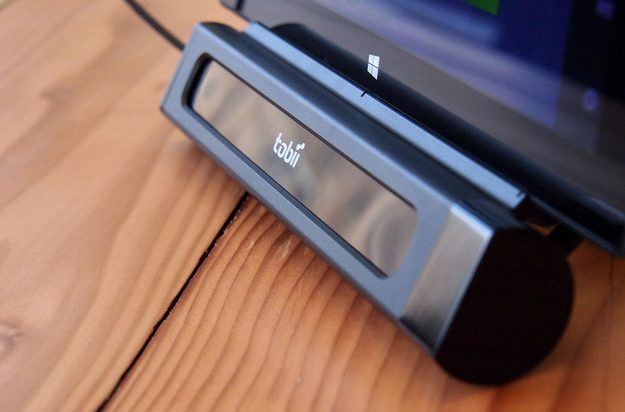 Tobii EyeMobile Eye Control front sensor angle