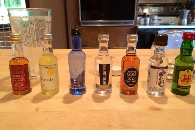 Vaportini alcohol lineup