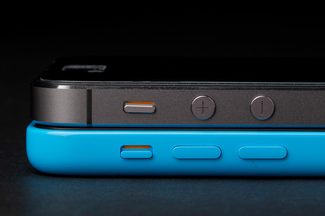 apple iphone 5c vs 5s side buttons