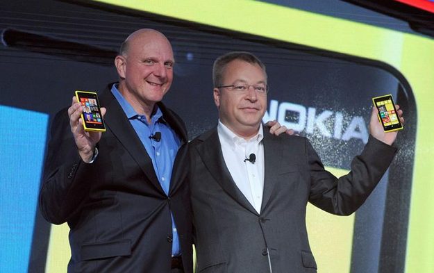 Ballmer and Elop at Nokia Windows Phone launch