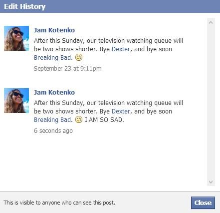 Facebook will show your corrections.