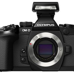 olympus announces the om d e m1 front m1240 blk fllm2