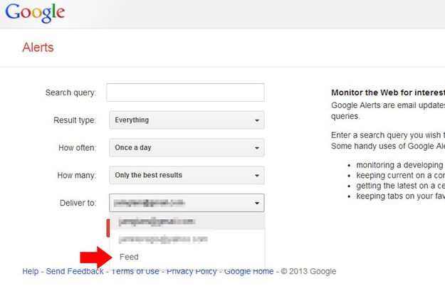 google alerts