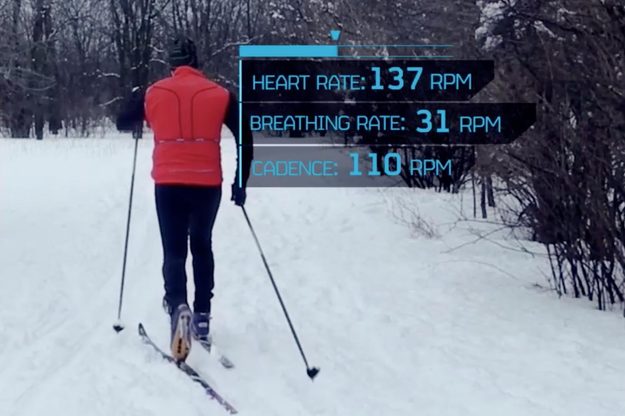 hexoskin-skiing