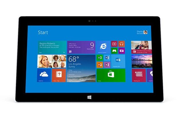 microsoft surface 2 front screen