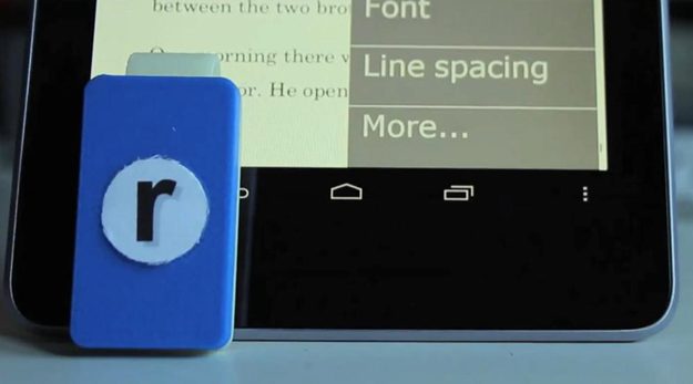 Run-n-Read with Android Tablet