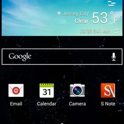 samsung galaxy note 3 android home