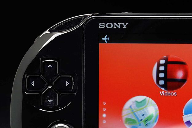 Sony PlayStation Vita Slim review top left buttons macro