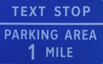 text stop sign