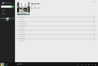 xbox music browser drag drop playlist
