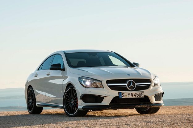 2014 Mercedes Benz CLA45 front side angle