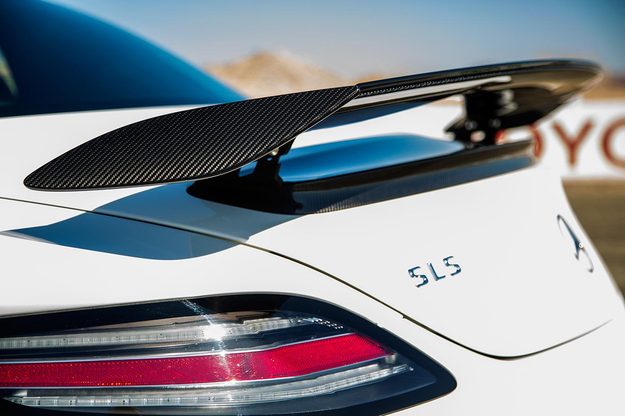 2014 Mercedes Benz SLS AMG Black Series rear spoiler