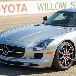 2014 Mercedes Benz SLS AMG Black Series silver front end