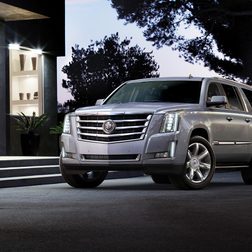 2015 Cadillac Escalade front angle 2